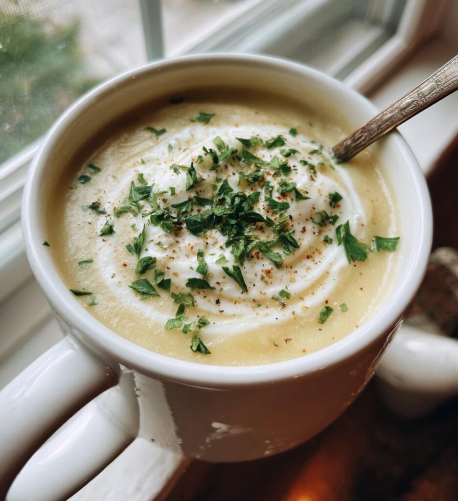 Blomkålsuppe med fløte