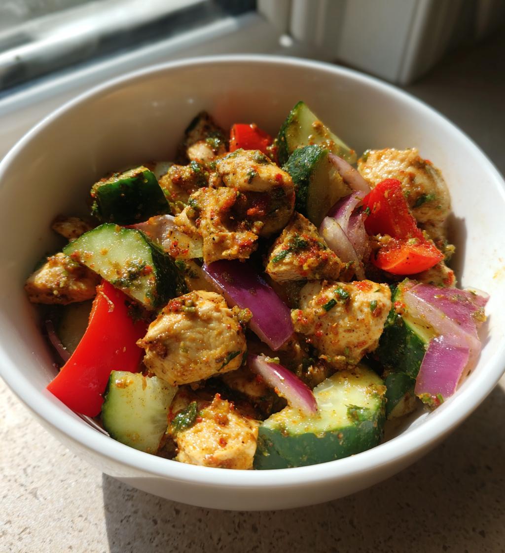 Enkel kyllingsalat til middag - detail 1