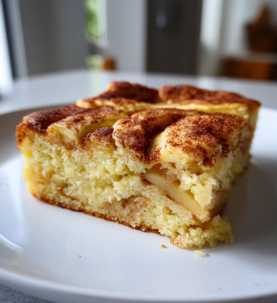 Eplekake i langpanne