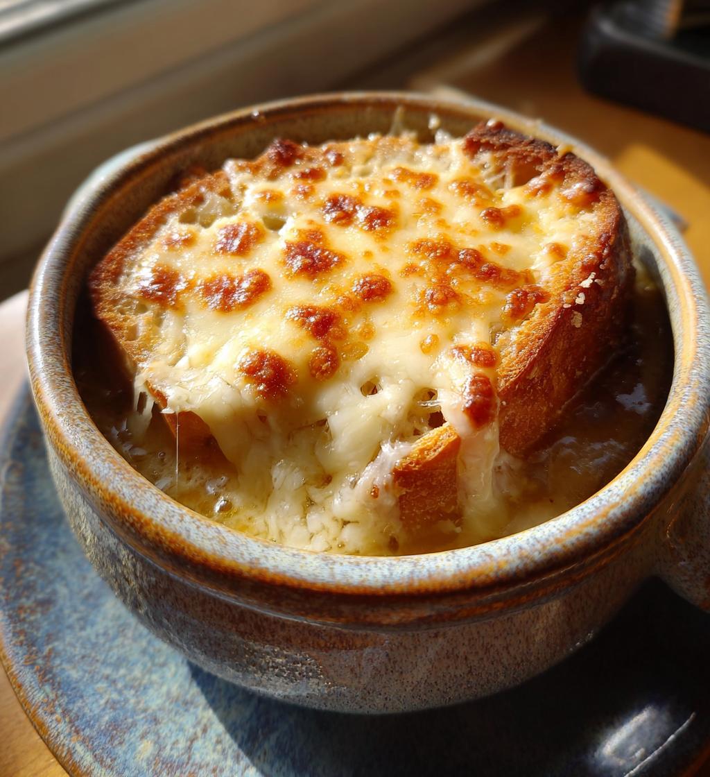 Fyldig løksuppe