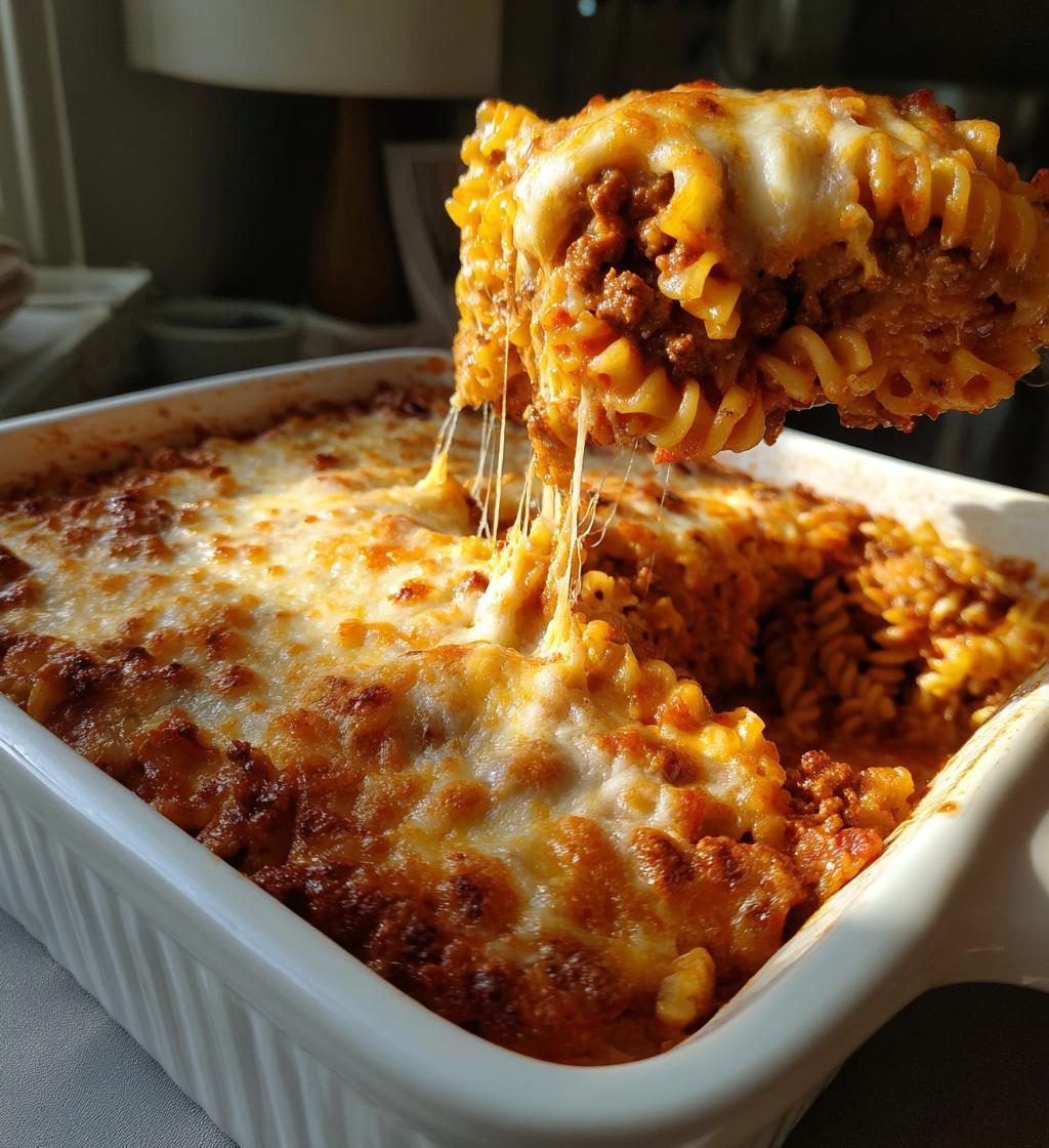 Grateng med kjøttdeig og pasta - detail 1