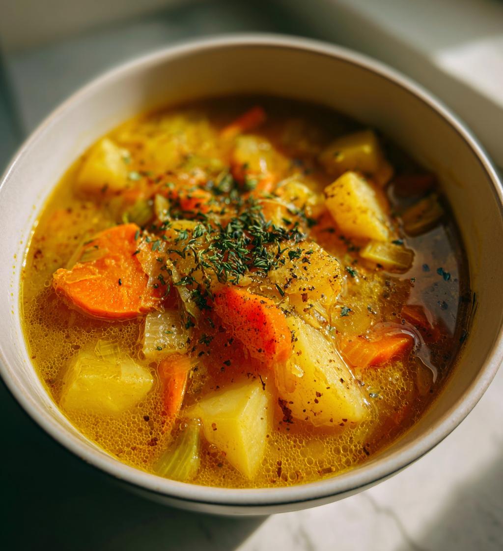 Høstsuppe med grønnsaker - detail 1