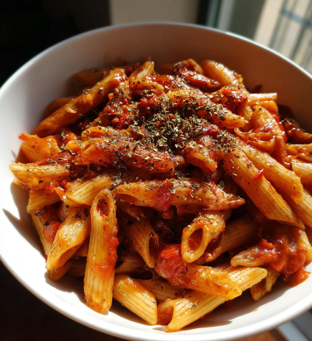 Klassisk penne med tomatsaus - detail 1