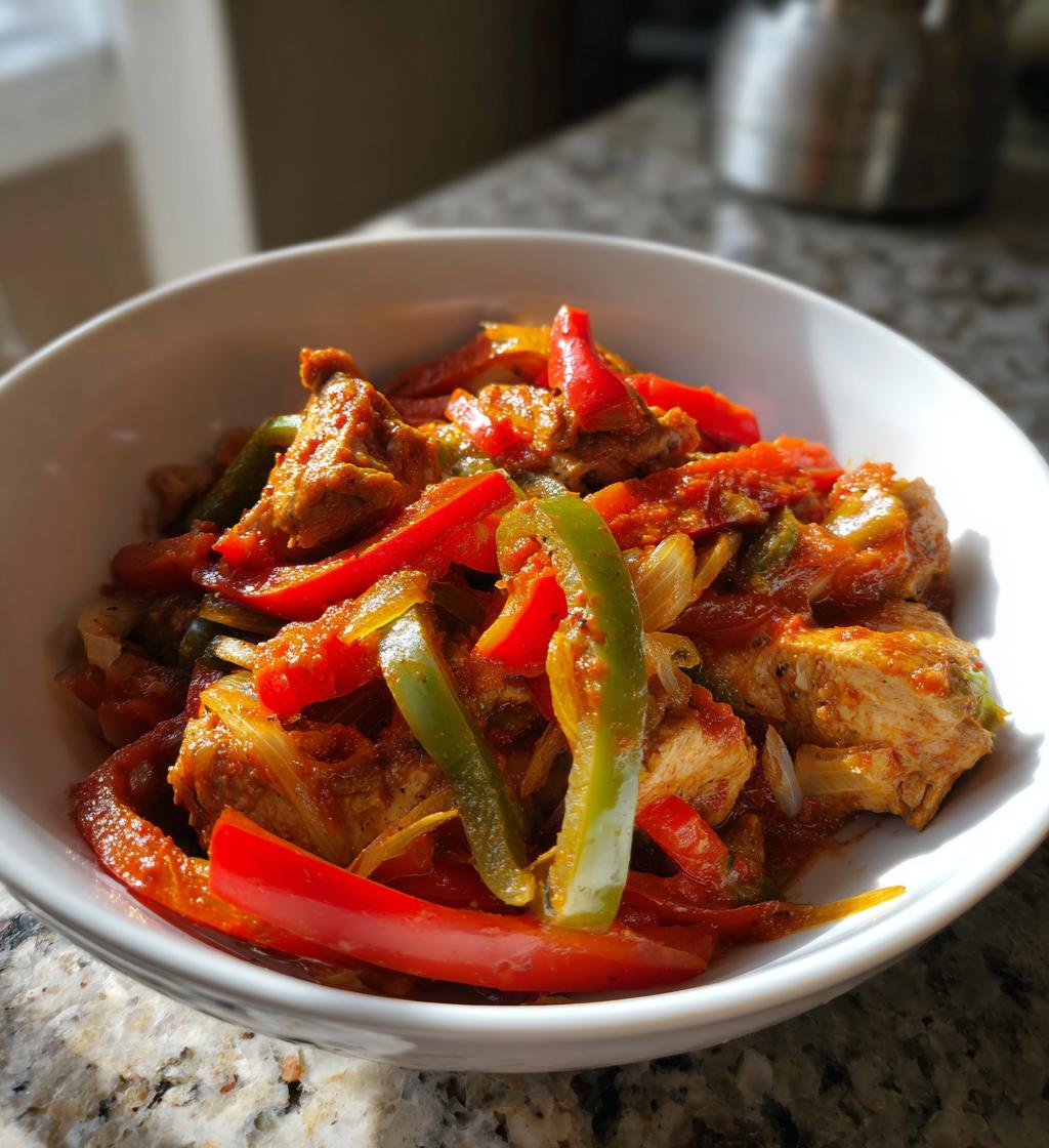 Kyllinggryte med paprika - detail 1