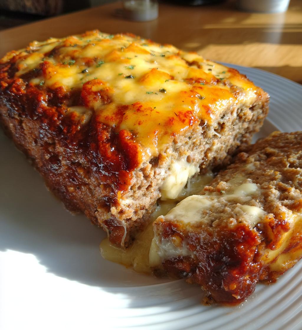 Ovnsbakt kjøttform med ost