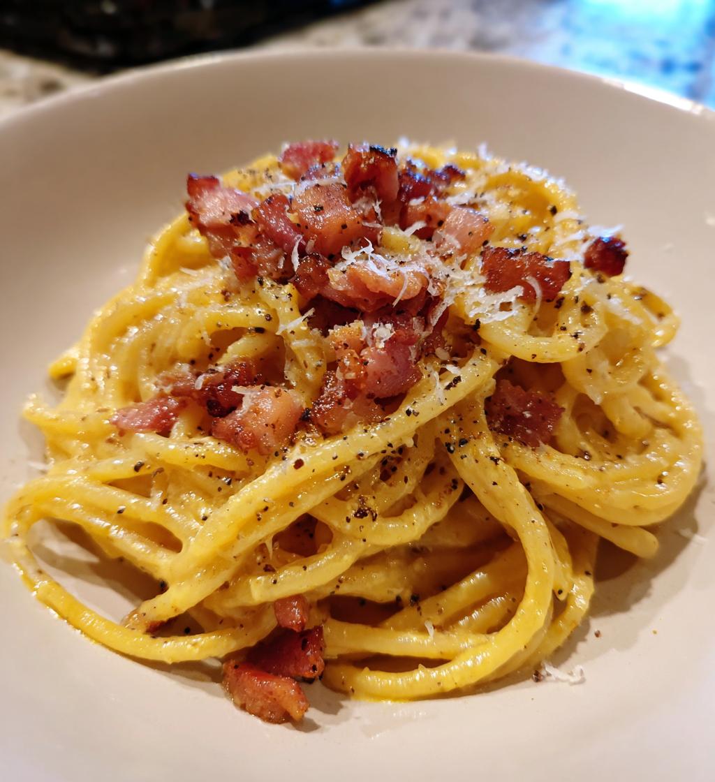 Pasta carbonara på norsk vis - detail 1