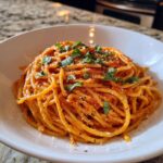Pasta med kremet tomatsaus
