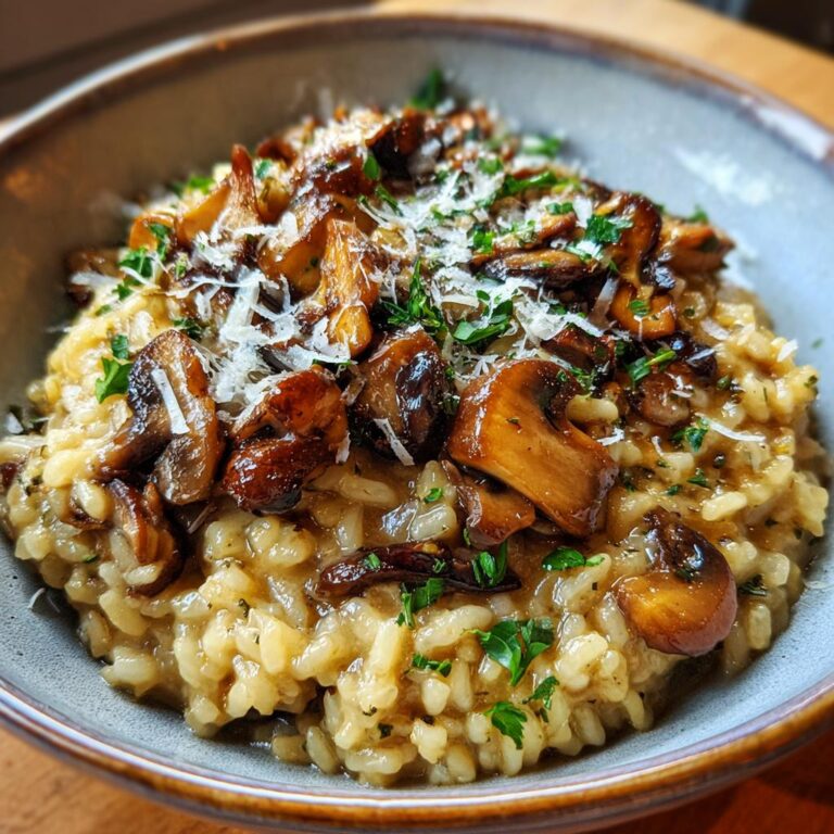 Risotto med sopp og parmesan