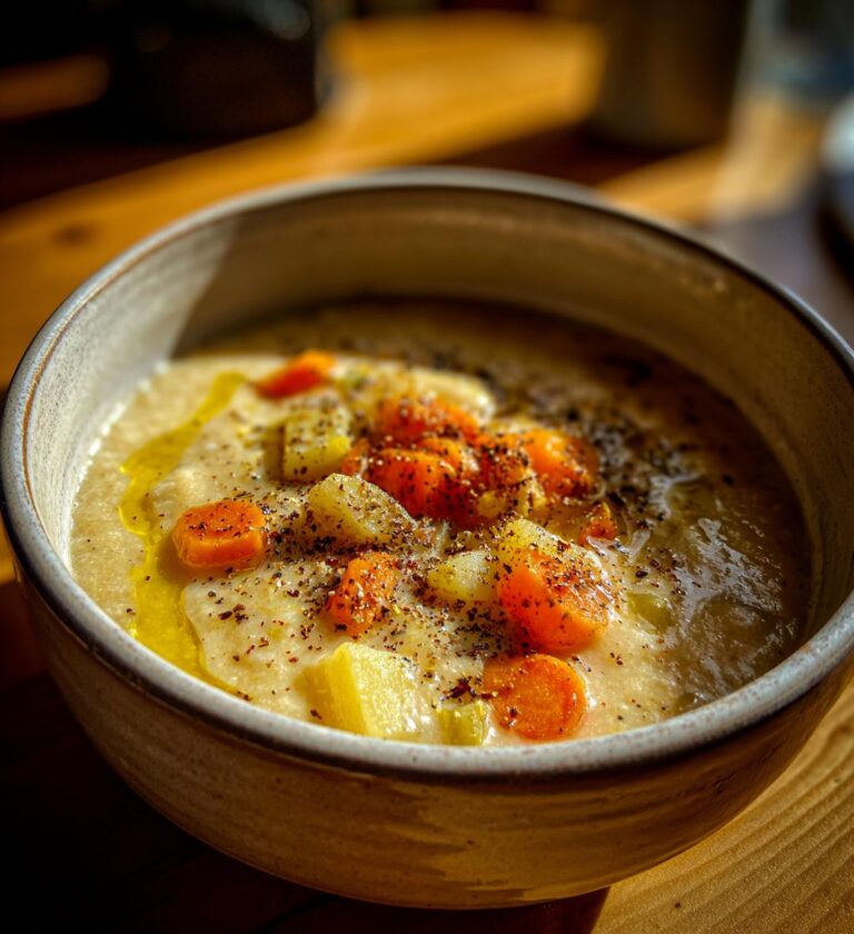 Vinterlig grønnsakssuppe